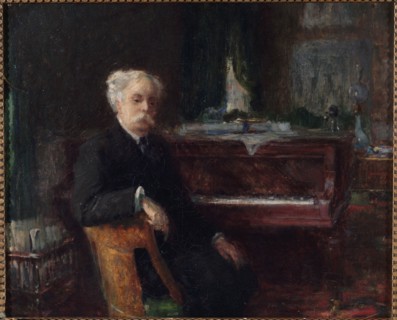 Portrait of Gabriel Fauré (1845-1924), composer, c1906.