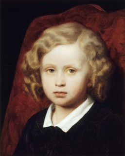 Portrait thought to be of Ary-Arnold Scheffer, c1840.