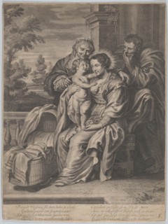 The Virgin and Child with Saint Anne and Joseph, ca. 1650-1700.