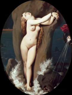 Angelica in Chains, 1859. Creator: Ingres, Jean Auguste Dominique (1780-1867).