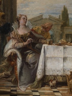 Cleopatra's Banquet, between 1742 and 1743. Creator: Giovanni Battista Tiepolo.