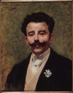 Portrait of Félicien Champsaur (1859-1934), novelist, 1901.