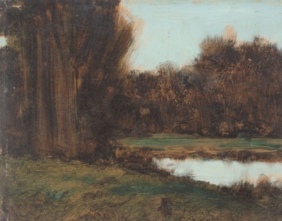 Paysage d'Alsace, une mare, between 1879 and 1888.