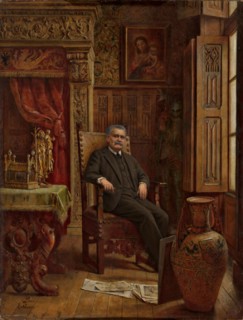 Portrait of Luigi Parmeggiani. Creator: León y Escosura, Ignacio de (1834-1901).