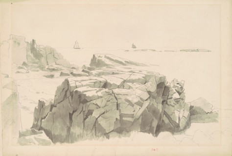 Shag Rocks, Nahant, Massachusetts, 1860-1865.