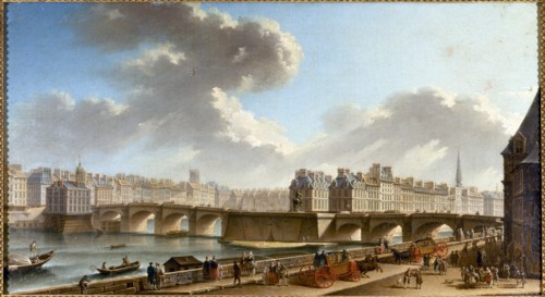 Pont-Neuf and the Cite, seen from Quai de Conti, 1772.