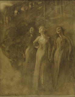 Esquisse pour la mairie du 12ème : la jeunesse, c.1897.