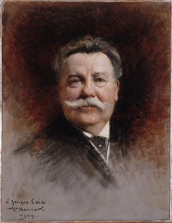 Portrait of Georges Cain (1853-1919), painter and writer, 1909.