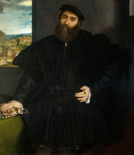 Portrait of a Man (Mercurio Bua), 1530-1535. Creator: Lotto, Lorenzo (1480-1556).