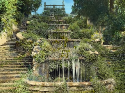 Villa Torlonia, Frascati, Lazio, Italy, 1925. Creator: Frances Benjamin Johnston.
