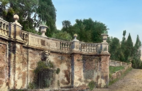 Villa Torlonia, Frascati, Lazio, Italy, 1925. Creator: Frances Benjamin Johnston.