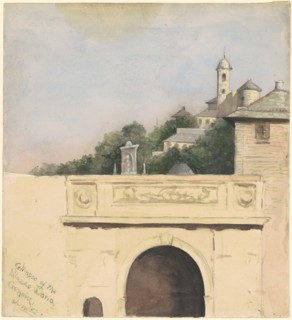 Glimpse of the Palazzo Doria, Genova, 1892.