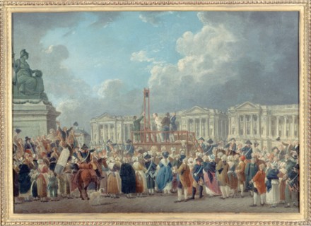 Capital execution, Place de la Revolution, c1793.