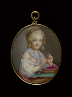 Jeune fille au panier de cerises, between 1770 and 1790.