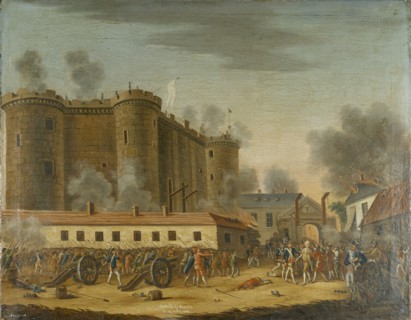 Storming of the Bastille. Arrest of M. de Launay, July 14, 1789.