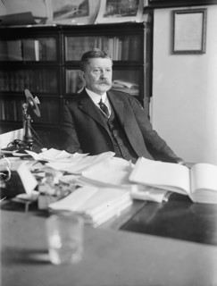 Edward B. Moore, Commissioner of Patents - At Desk, 1912. Creator: Harris & Ewing.