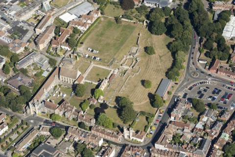 St Augustine's Abbey and St Augustine's College, Kent, 2016.