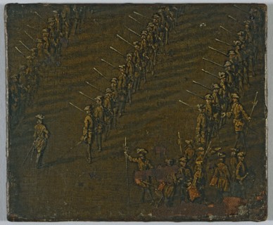 Review of the King's Regiment, circa 1690, between 1685 and 1695.