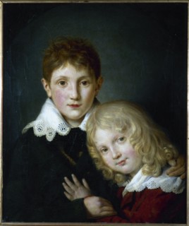 Paul (1804-1880) and Alfred (1810-1857) de Musset children, 1813.