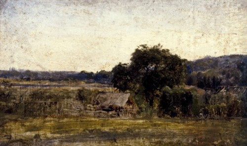 La chaumière, between 1850 and 1860.