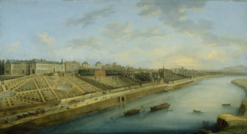 Passy and Chaillot seen from Grenelle, c1743.