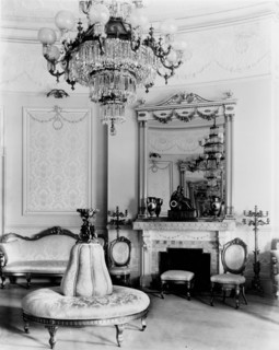 Blue Room, White House, Washington, D.C., c1890.