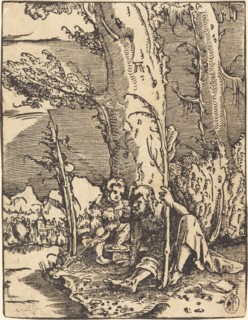 Saint Christopher Seated by a River Bank, c. 1515/1517.