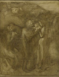 Esquisse pour la mairie du 12ème : les vieillards, c.1897.