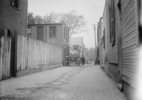 Alley Clearance. Slum Views, 1915