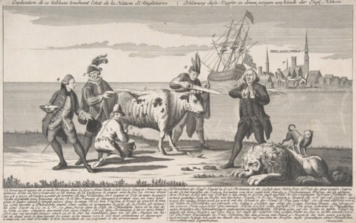 State of the English Nation [Toestand der Engelsche Natie], ca. 1780.