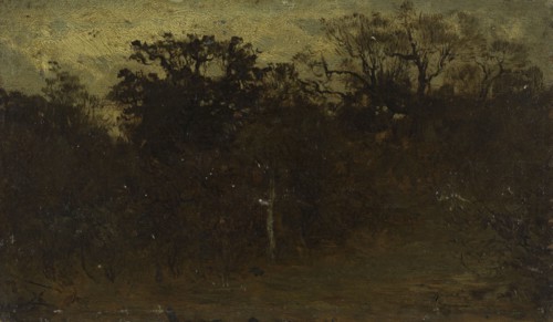Coin de forêt, between 1850 and 1860.