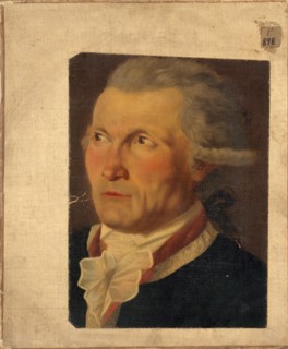 Portrait of an unknown person (Denis Le Roy?), c1780.