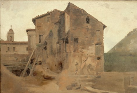 Masure dans la campagne de Rome, between 1859 and 1864.
