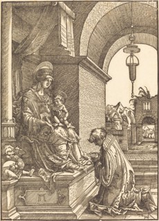 Suppliant Kneeling before the Virgin and Child, c. 1519.