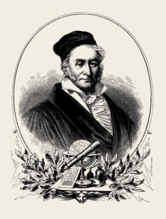 Portrait of Carl Friedrich Gauss (1777-1855). Private Collection.