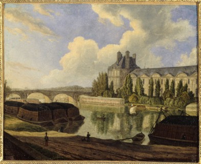Pont Royal and the Pavillon de Flore, seen from Quai Voltaire, 1831.