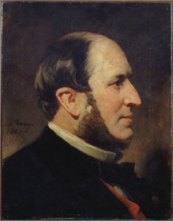 Portrait of Baron Haussmann (1809-1891), prefect of the Seine, 1867.