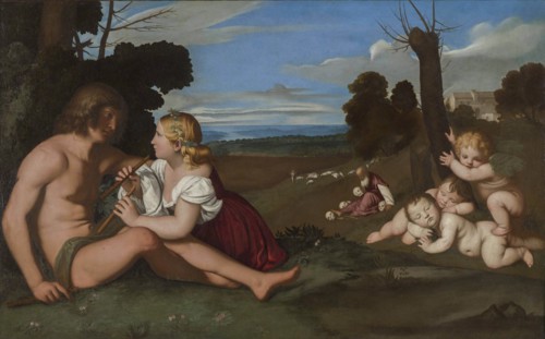 The Three Ages of Man (After Titian), ca 1681-1682. Creator: Sassoferrato (1609-1685).