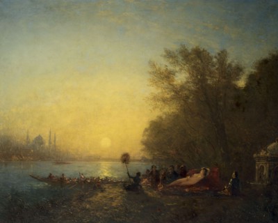 Constantinople, le repos de la sultane.