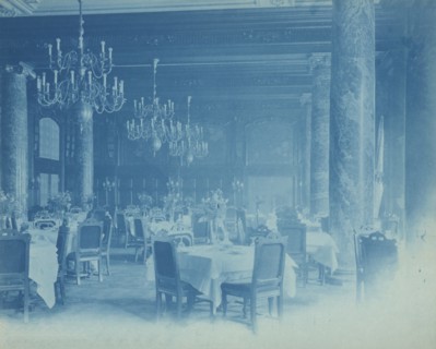 Willard Hotel - dining room, between 1901 and 1910.
