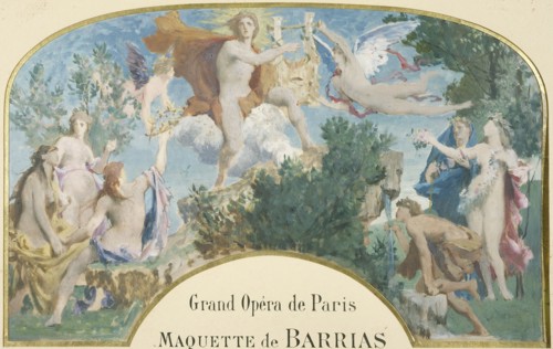 Apollo receiving the Lyre from the hands of music, c1870.