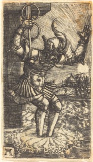 Horatio Cocles Leaping into the River Tiber, c. 1520/1530.