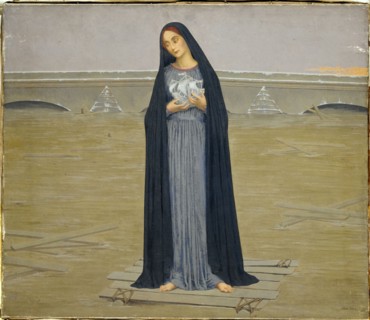 The flooded city, also known as "Fluctuat Nec Mergitur", 1910.
