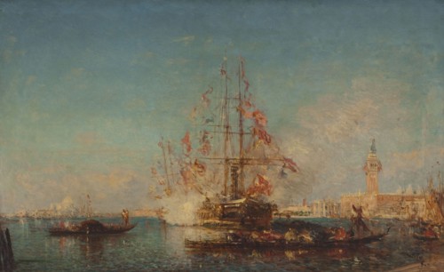 Le coup de canon, between 1880 and 1885.