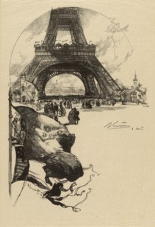 Tour Eiffel, Exposition universelle de 1889, 1889. Private Collection.