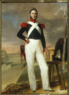 Marin Burty, draper, in grenadier uniform, 1830.
