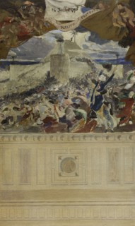 Esquisse pour la mairie du 4ème : Le 14 juillet 1790, 1884.