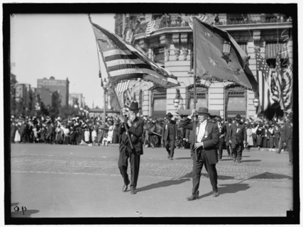 Parade On Pennsylvania Ave - Oregon Unit, between 1910 and 1921.