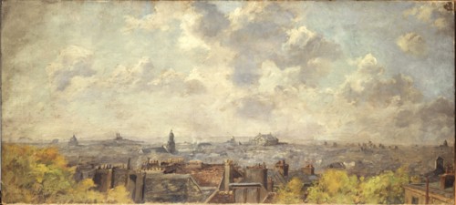 Panoramic view of Paris, taken from rue Victor-Masse, 04–1886.