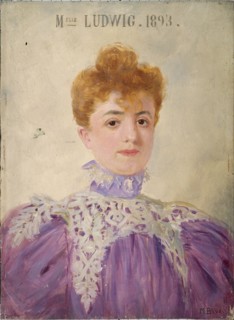 Jeanne Ludwig (1867-1898), member of the Comédie-Française, 1896.
